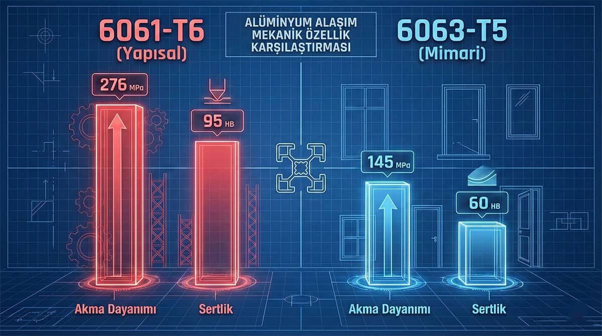 Evet. 4043 veya 5356 dolgu teli kullanılarak 6061 ve 6063 birbirine TIG/MIG yöntemiyle kaynaklanabilir.