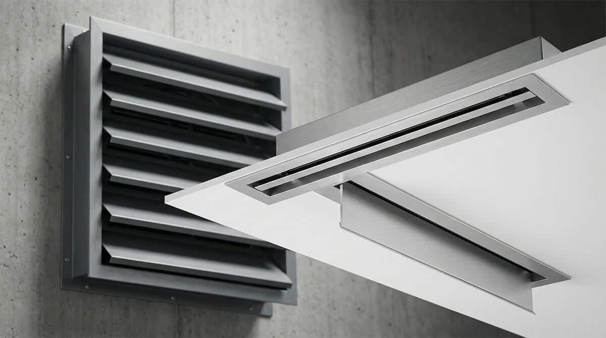 lineer ve dis cephe aluminyum menfez