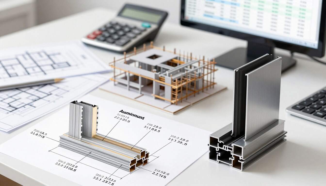 alüminyum profil maliyet hesabı ve tasarruf örneği