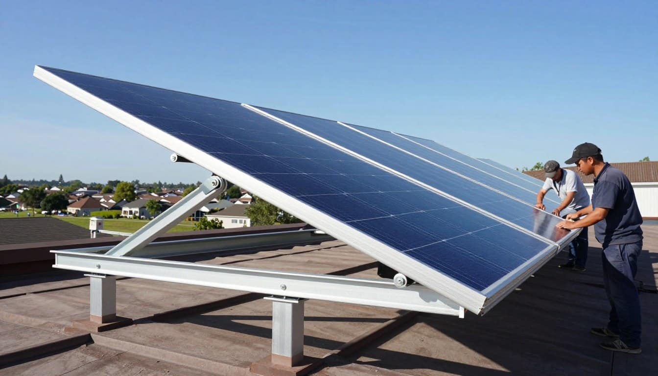 güneş paneli alüminyum konstrüksiyon