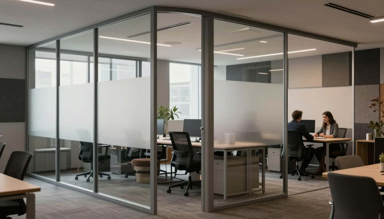 cam bölmelerde ses yalıtımı akustik çözümler